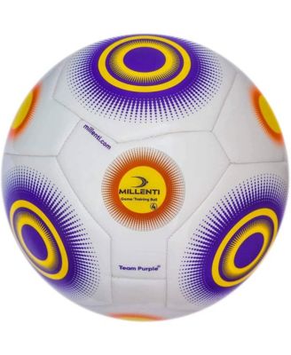 Millenti Us Soccer Ball Official Size 4 Youth-Team Training Soccer Ball - with High-Visibility, Easy-to-Track Design Boys and Girls
