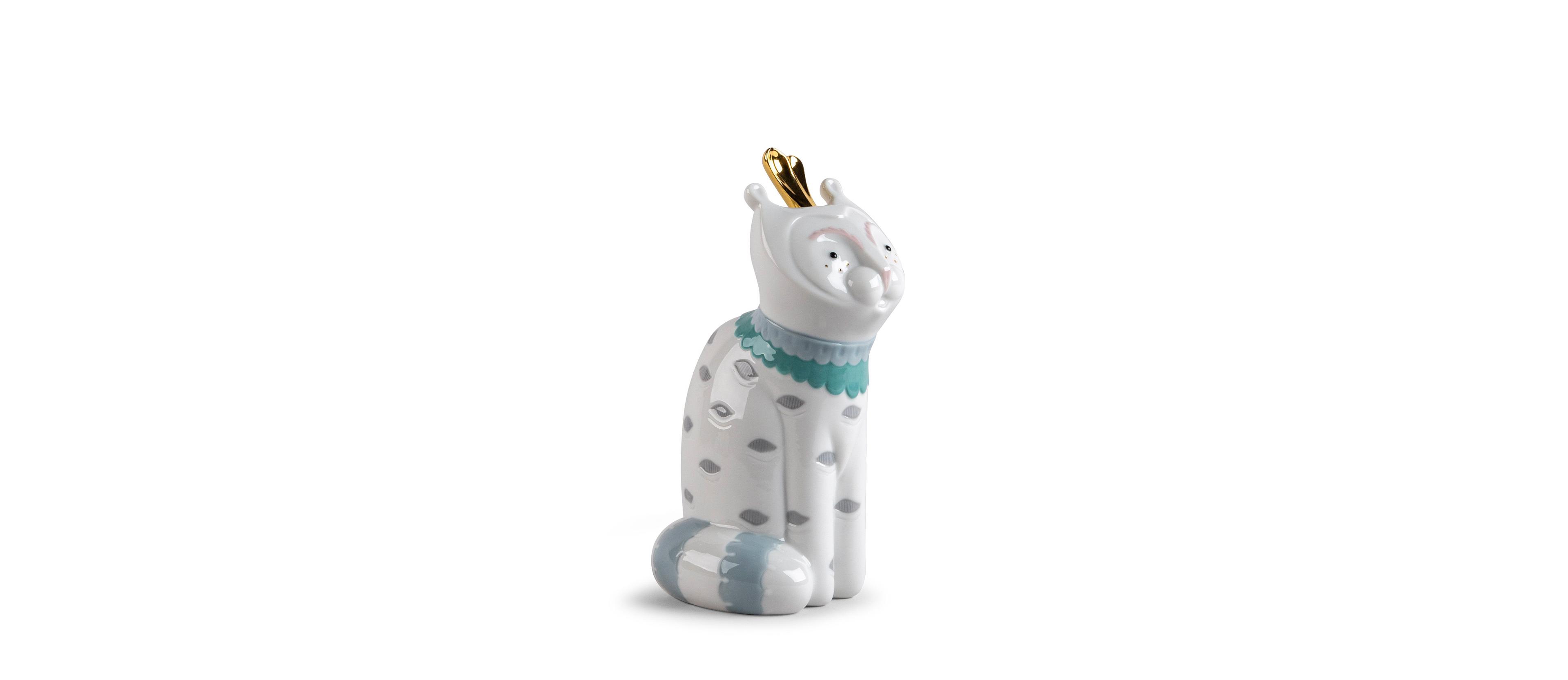 Unusual Friends Cat Figurine
