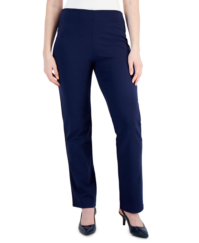JM Collection Tummy-Control Pull-On Pants, Created for Macy's - Macy's