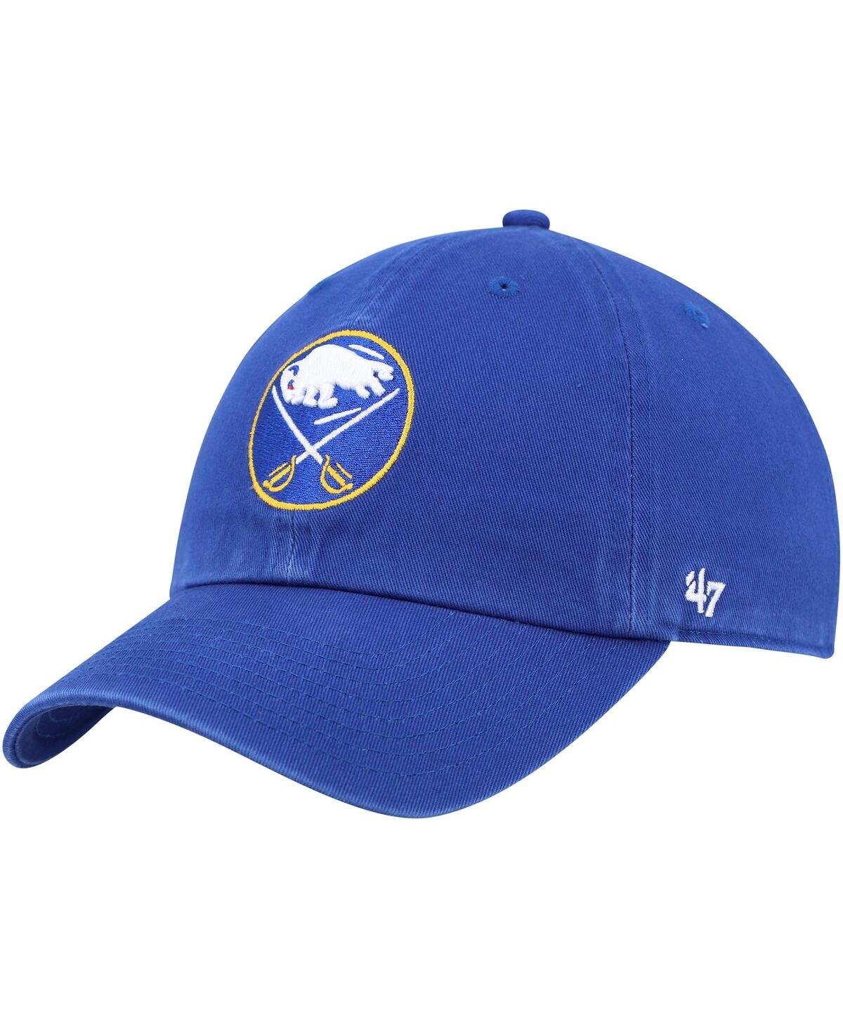 Shop 47 Brand Men's '47 Royal Buffalo Sabres Logo Clean Up Adjustable Hat