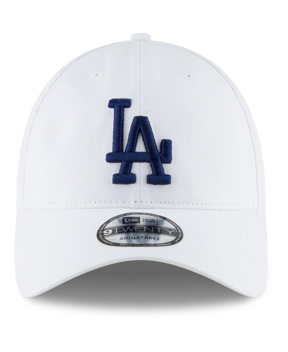 Shop New Era Men's  White Los Angeles Dodgers Fashion Core Classic 9twenty Adjustable Hat