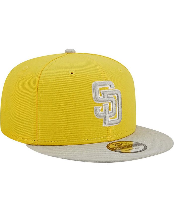 New Era Men's Yellow, Gray San Diego Padres Spring TwoTone 9FIFTY