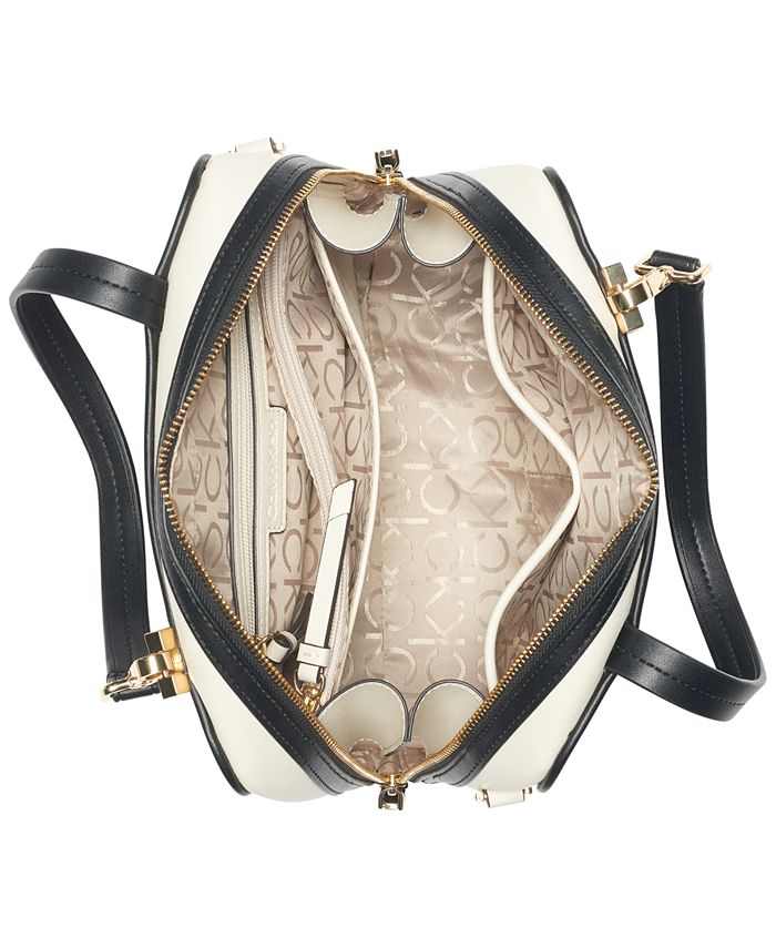 Calvin Klein Collette Signature Satchel Macy's