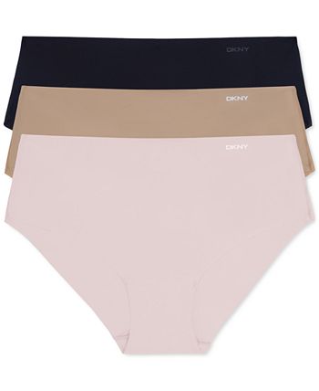 DKNY Women's 3-Pk. Litewear Cut Anywear Hipster Underwear DK5028BP3 - Macy's