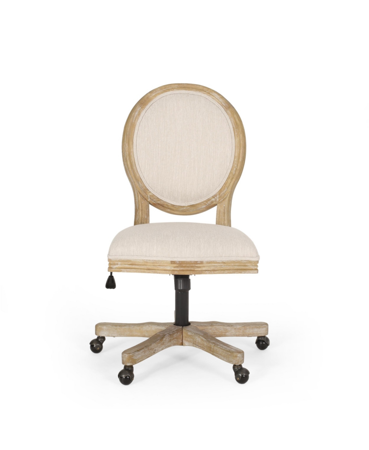 NOBLE HOUSE PISHKIN FRENCH COUNTRY UPHOLSTERED SWIVEL OFFICE CHAIR