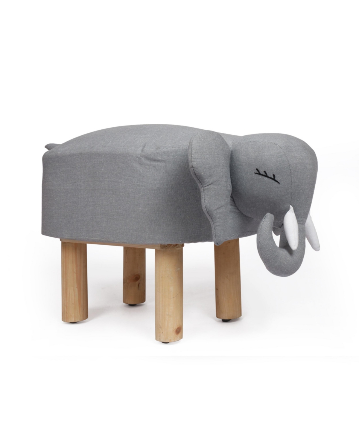 NOBLE HOUSE GOSHEN CONTEMPORARY KIDS ELEPHANT OTTOMAN