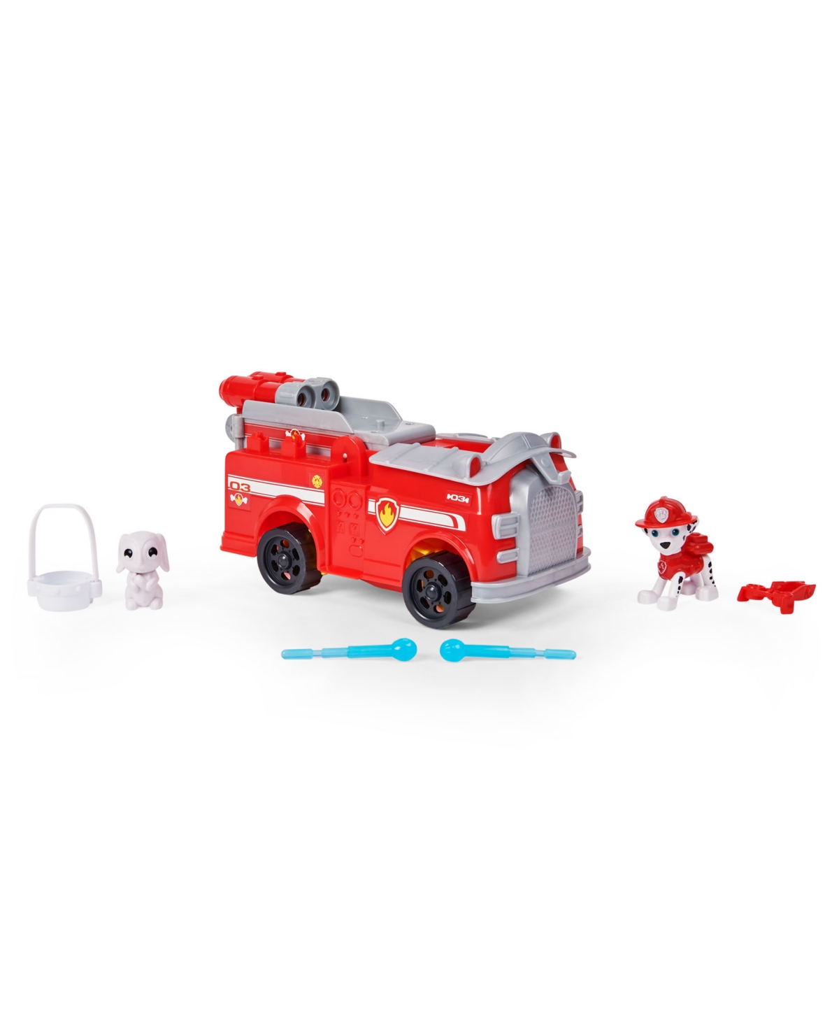 Paw Patrol Kids' Marshall Rise And Rescue Changing Toy Car With Action Figures A In Multi-color