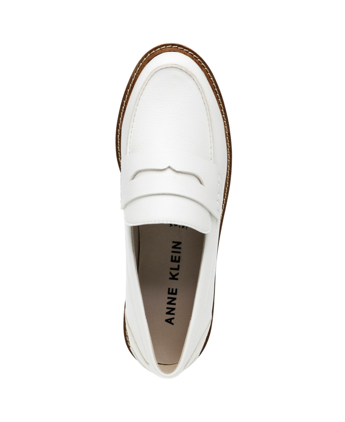 Anne Klein Women's Elia Lug Sole Penny Loafers