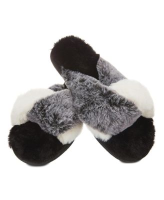 MeMoi Women's Book Club Plush Slippers - Cozy Novelty Slippers With Embroidery, Available In Sizes S, M, L - View #7