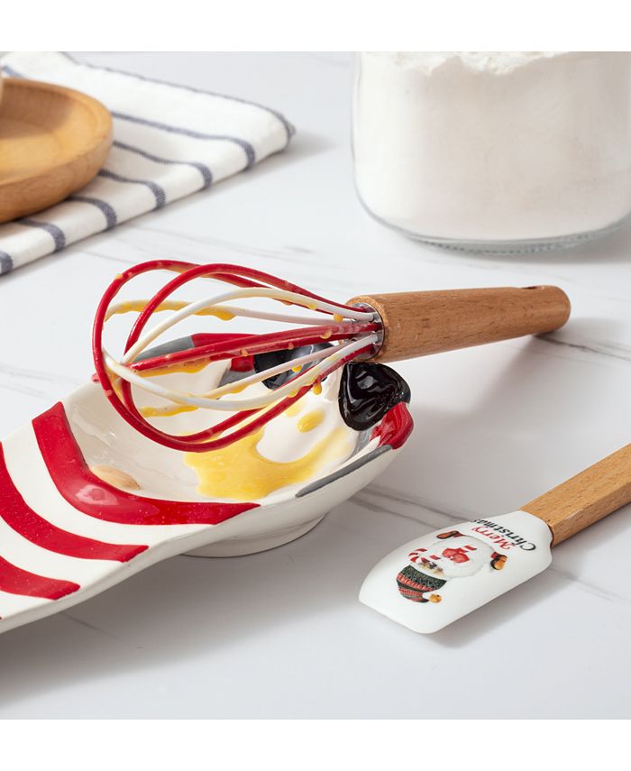Enchante Cook With Color 3-Pc. Holiday Baking Tools Set - Macy's