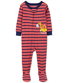 Toddler Boys One-Piece Snug Fit Footie Pajamas