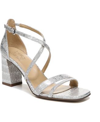 macys shoes silver sandals