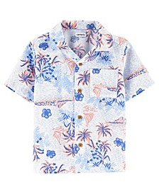 Baby Boys Fish Button-Front Shirt