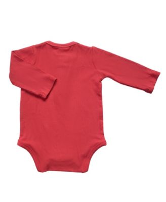 Baby Boys and Girls Viscose from Bamboo Ribbed Long Sleeve Bodysuit