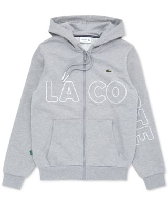 grey lacoste sweater