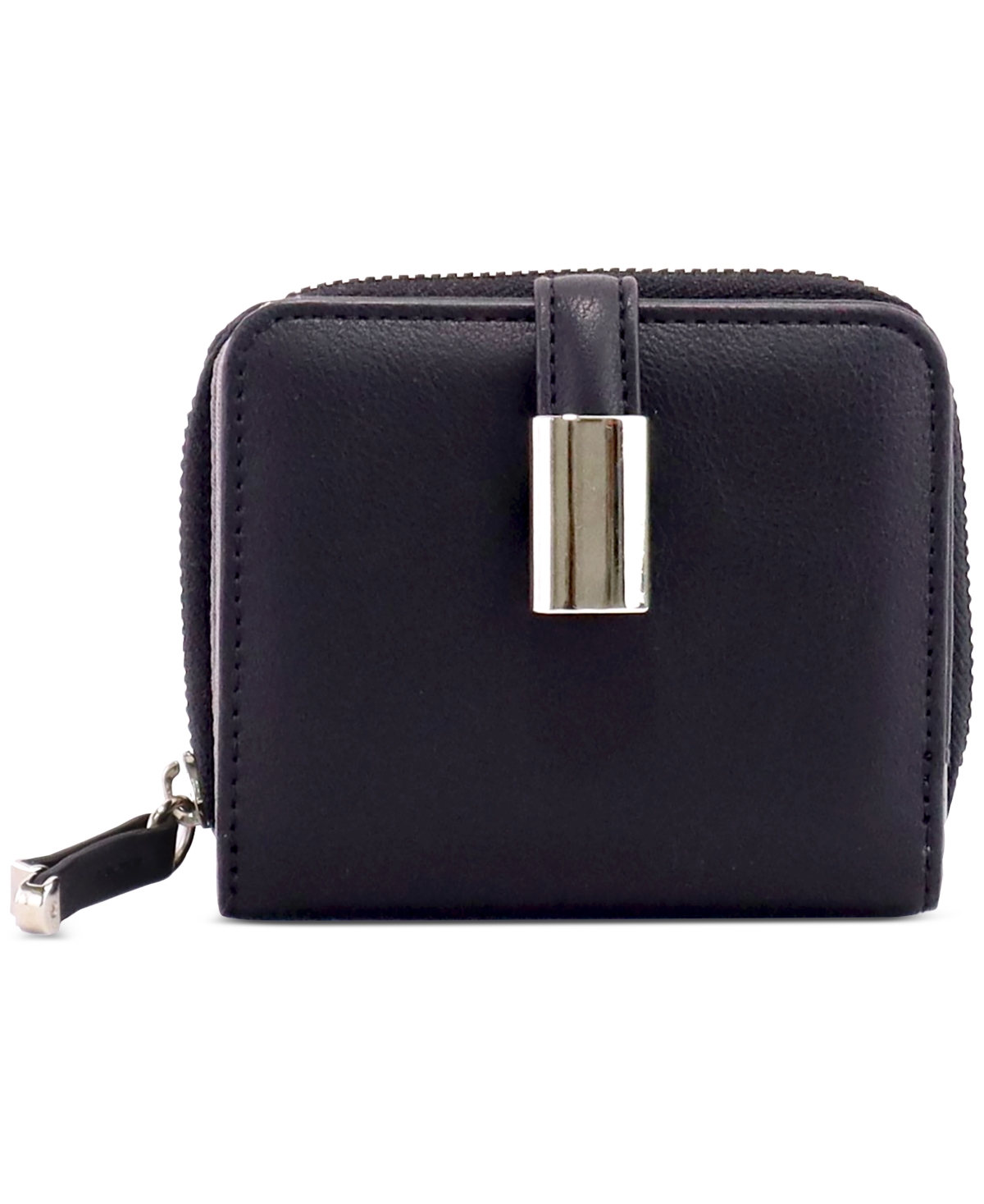 Alfani Abbiee Small Zip-around Wallet, Created For Macy's In Black