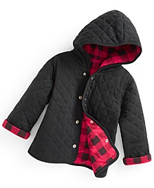 Baby Boys Reversible Hooded Jacket, Created for Macy's 