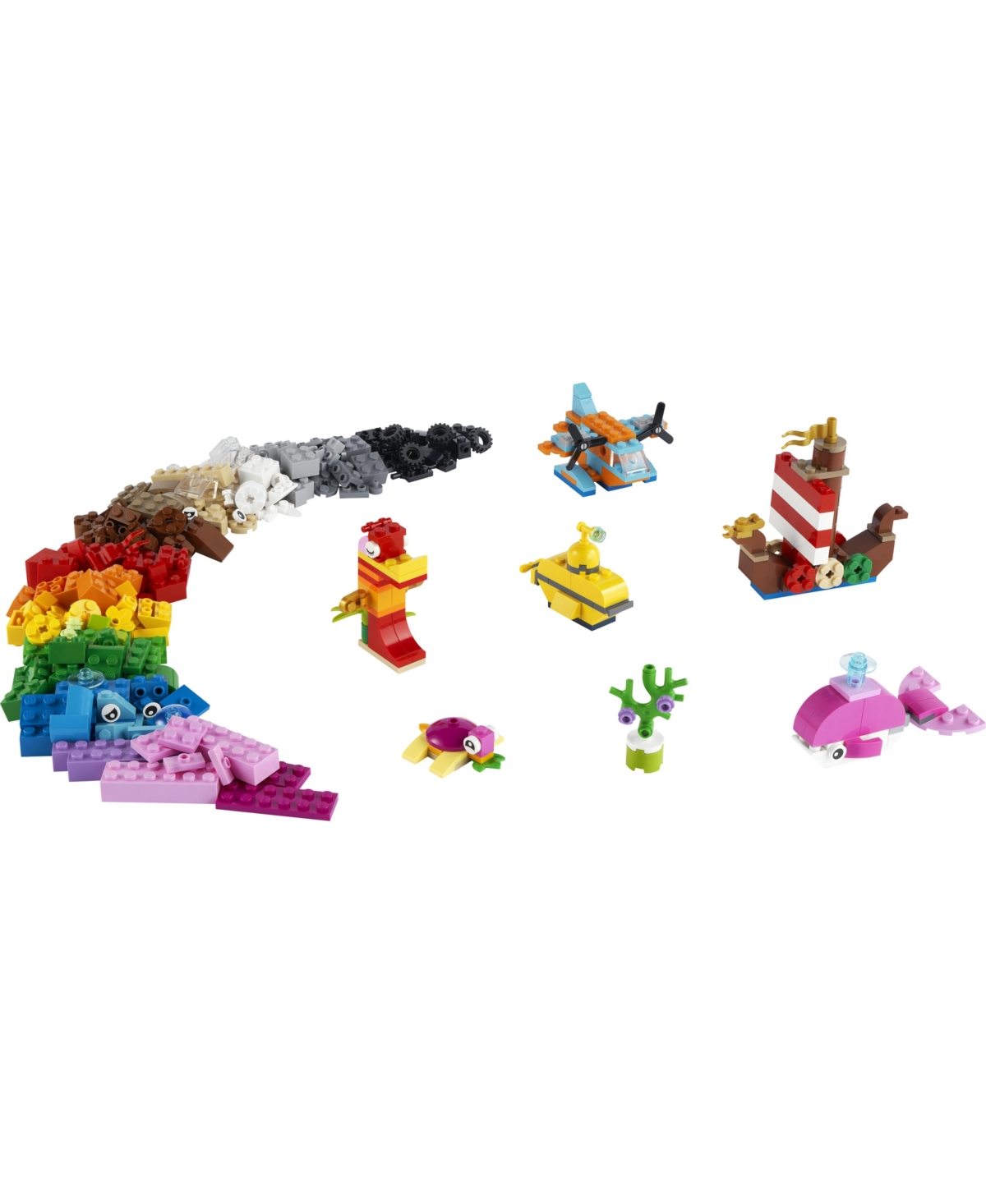 Shop Lego Classic Creative Ocean Fun 11018 Building Set, 333 Pieces In Multiple