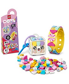 Dots Candy Kitty Bracelet and Bag Tag DIY Craft Kit Bundle, 188 Pieces