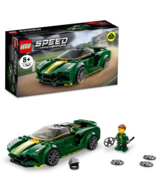 LEGO Speed Champions Lotus Evija Car Model Building Kit, Cool Toy Hyper Car, 247 Pieces