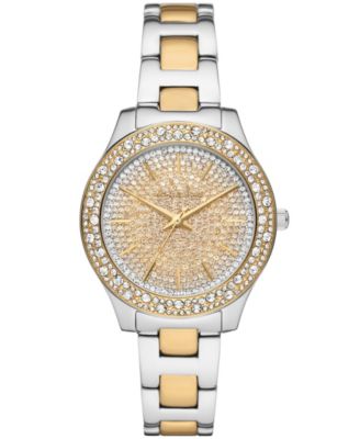 Michael Kors Womens Two-tone Bracelet Watch 36 mm Amazon.com: Michael Kors Slim Runway Three-Hand Two-Tone  main image 3