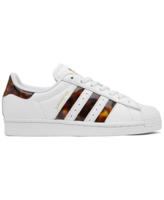 adidas Women's Originals Superstar Tortoise Print Casual Sneakers