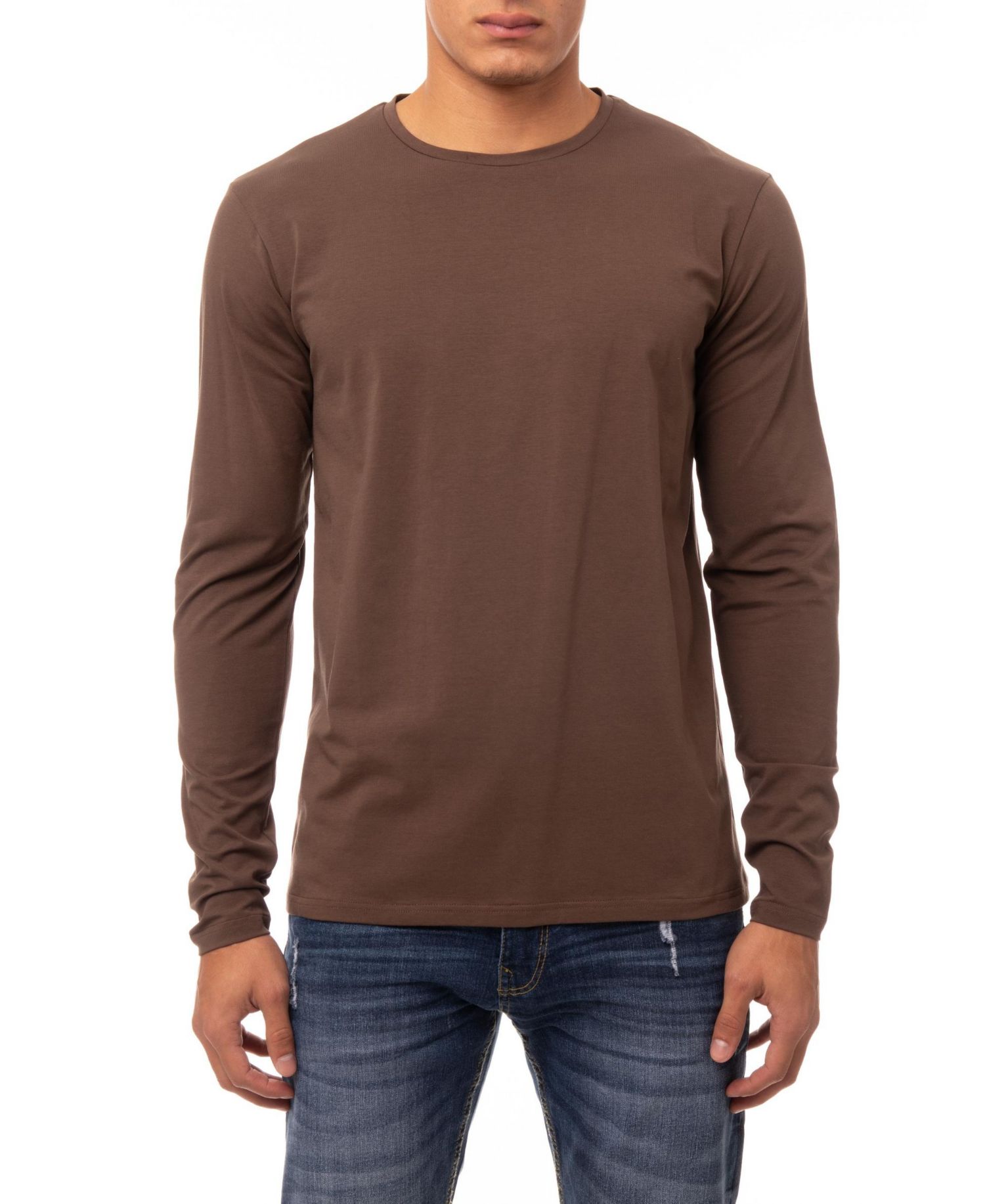 Men's Long Sleeve Crewneck T-Shirt