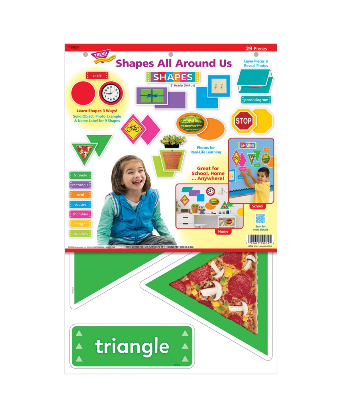Shop Trend Enterprises Shapes All Around Us Learning Set, 29 Pieces In Multi