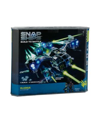 PLAYMONSTER Snap Ships Gladius Ac-75 Drop Ship Build to Battle, 149 Pieces