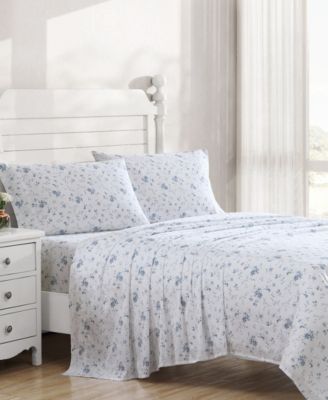 Laura Ashley Garden Muse Cotton Sateen Sheet Sets Bedding