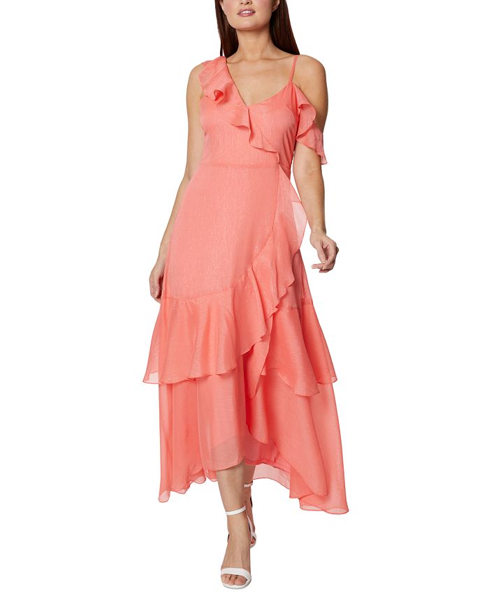 Bcbgeneration ruffle maxi on sale dress