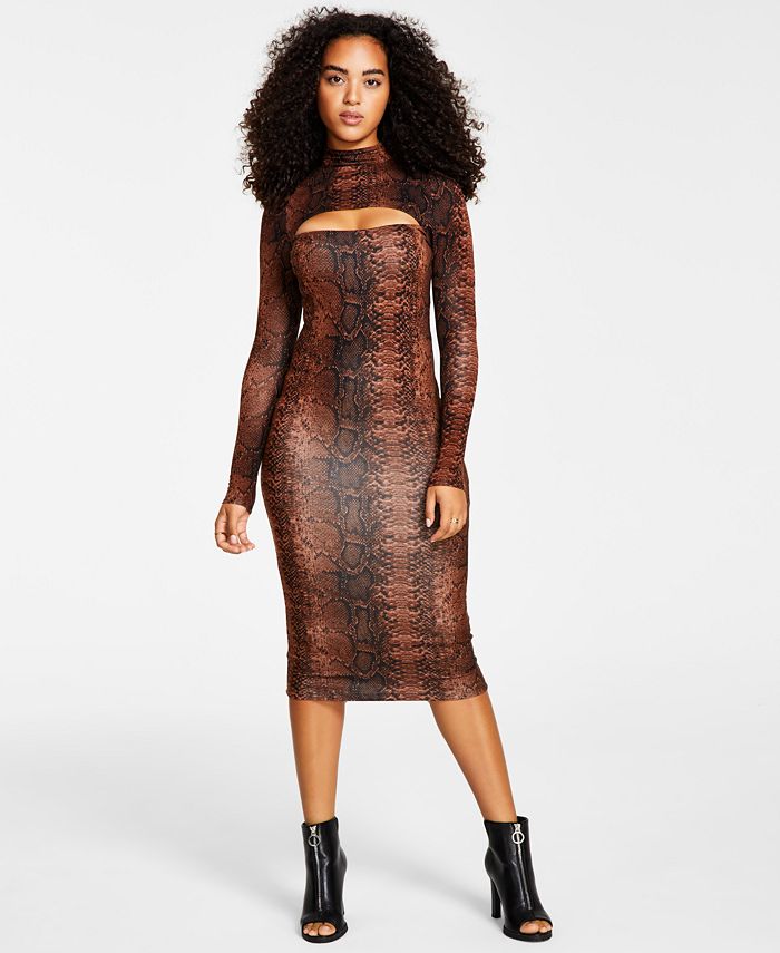 Macys hot sale bandage dress