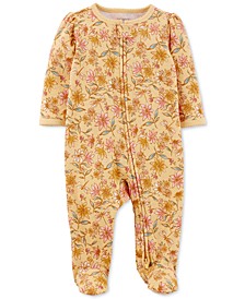 Baby Girls Cotton Coverall 