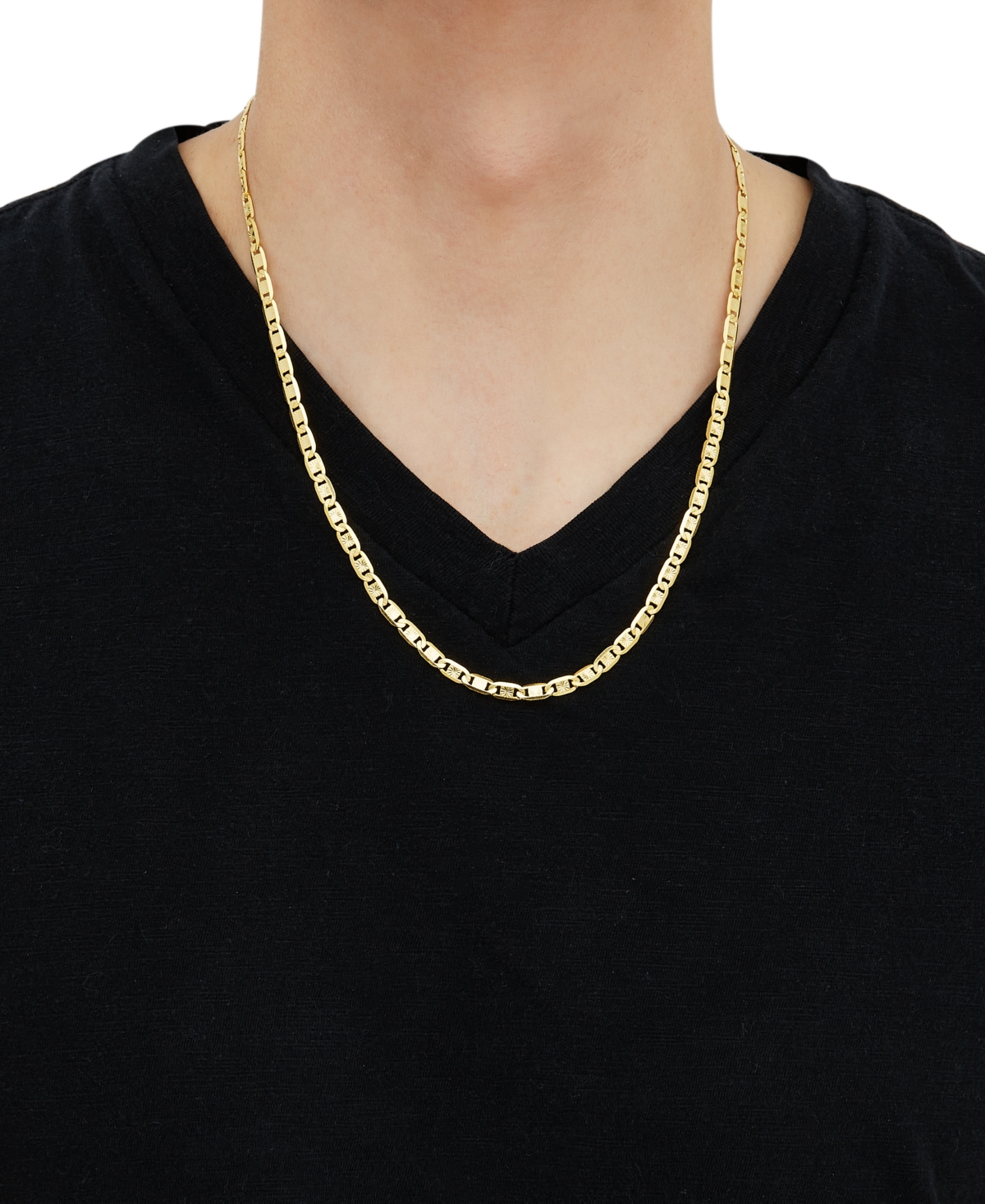 Valentina Link 22" Chain Necklace in 14k Gold-Plated Sterling Silver or Sterling Silver