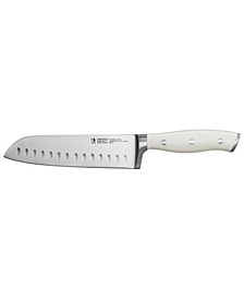 Forged Accent 7" Hollow Edge Santoku Knife with Handle