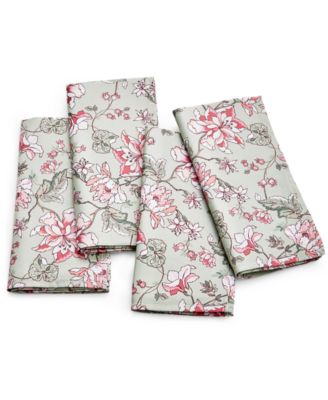 Martha Stewart Collection - Printed Napkins, Set of 4