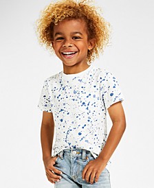 Toddler & Little Boys Splatter-Print T-Shirt, Created for Macy's