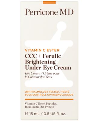 Vitamin C Ester CCC + Ferulic Brightening Under-Eye Cream, 0.5 oz