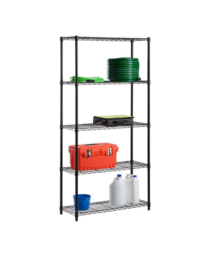 Honey Can Do 5 Tier Steel Urban Adjustable Storage Shelving Unit Macy's