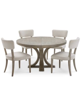 Albion 5-pc. Dining Set (Round Table and 4 Side Chairs)