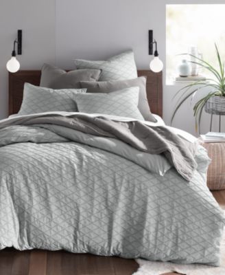Oake - Ruched Ogee Duvet Set, Created for Macy's