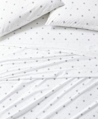Star Spangled Coastal Cotton Percale 3 Piece Sheet Set, Twin XL