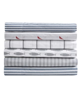 Michael Plaid Cotton Percale 4-Piece Sheet Set, King
