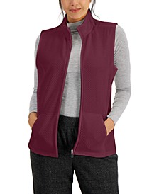 Quilted Fleece Vest, Created for Macy's