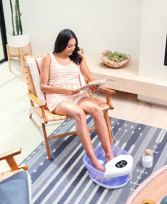 Homedics BubbleSpa + Epsom Salt Heated Foot Bath & Reviews Personal