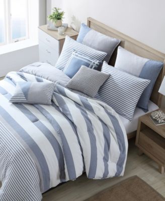 Fairwater Reversible 2-Pc. Duvet Cover Set, Twin