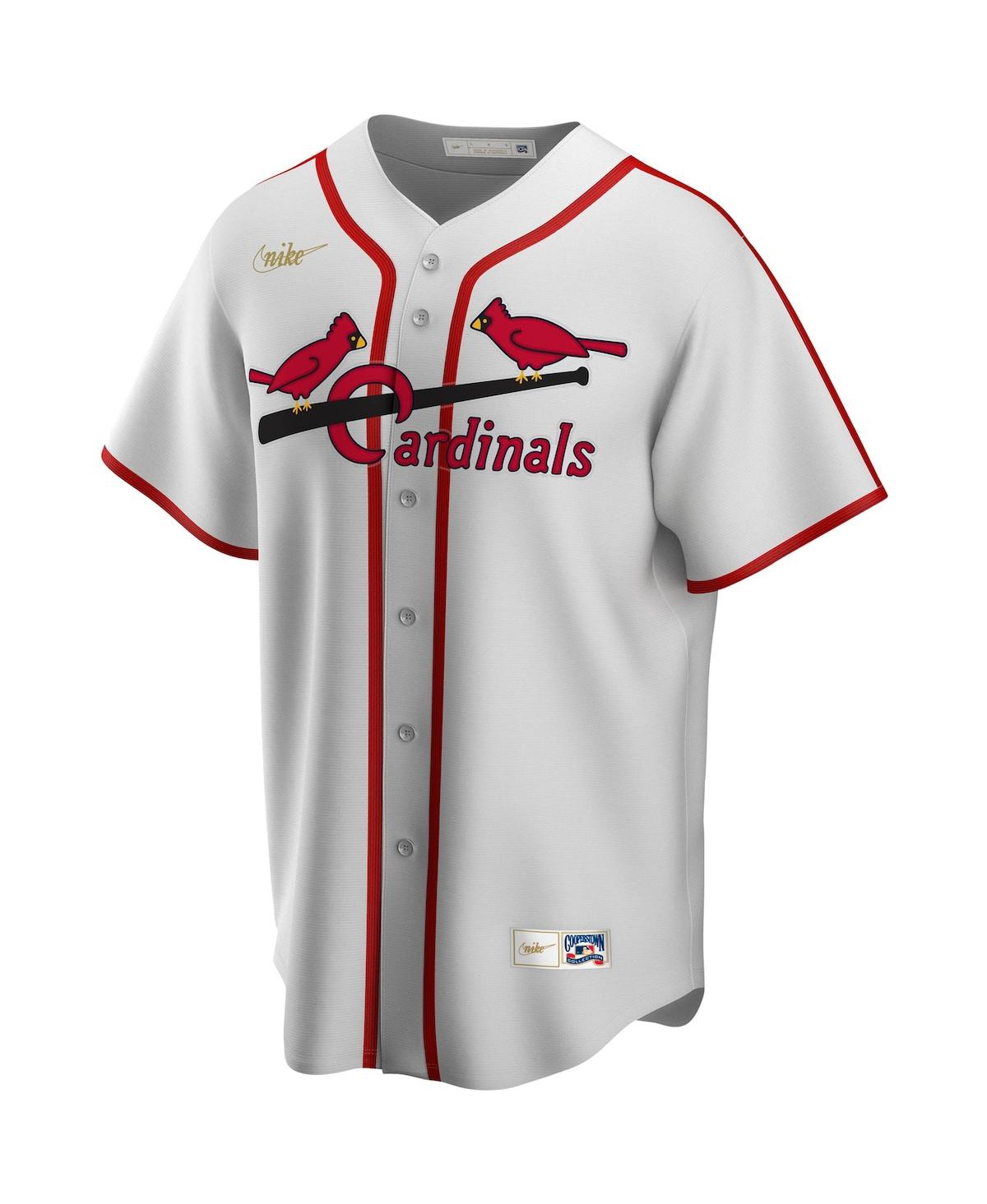 Men's Nike Ozzie SmithSt. Louis Cardinals Home Cooperstown Collection Player Jersey - White