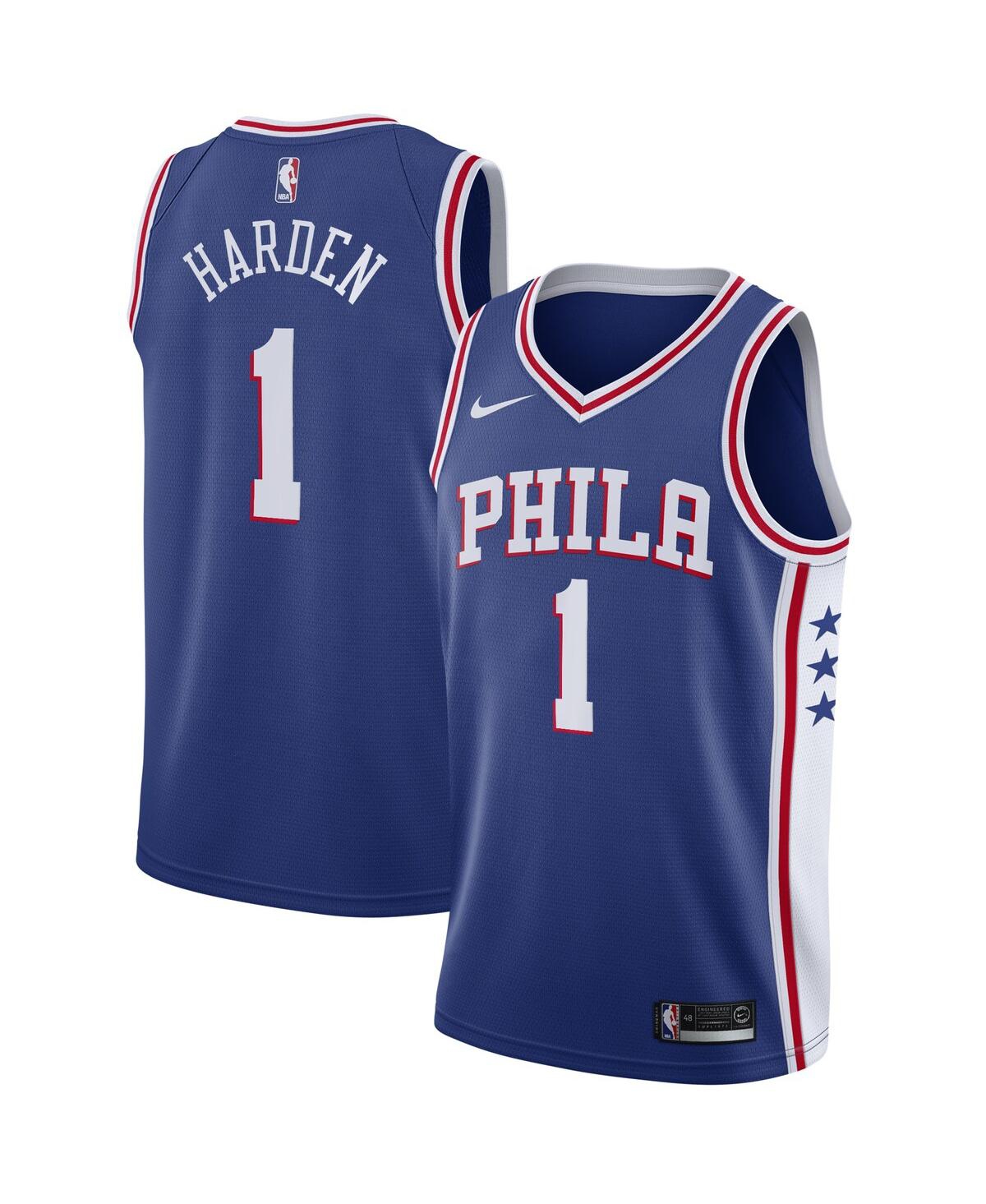 Men's Nike James HardenPhiladelphia 76ers 2021/22 Swingman Jersey - Icon Edition - Royal