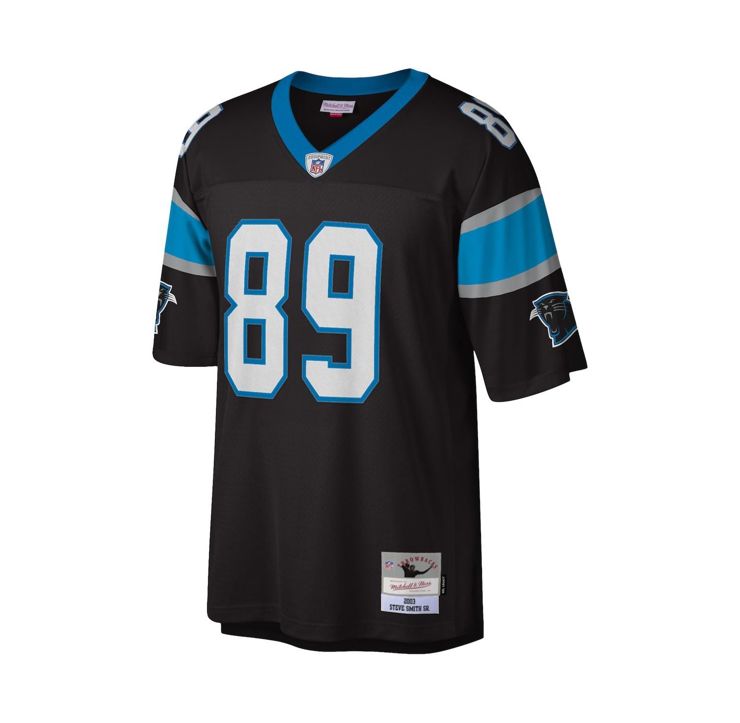 Men's Steve Smith Black Carolina Panthers 2003 Legacy Replica Jersey