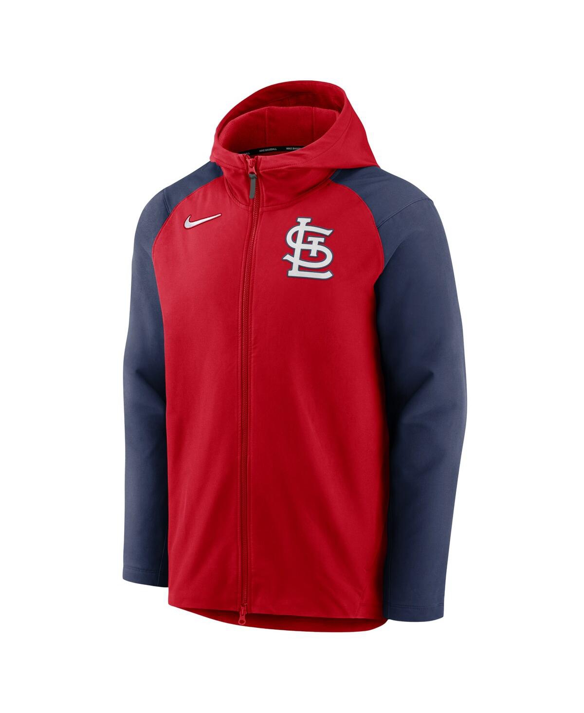 Men's Nike Navy St. Louis Cardinals Authentic Collection Performance Raglan Full-Zip Hoodie - Navy
